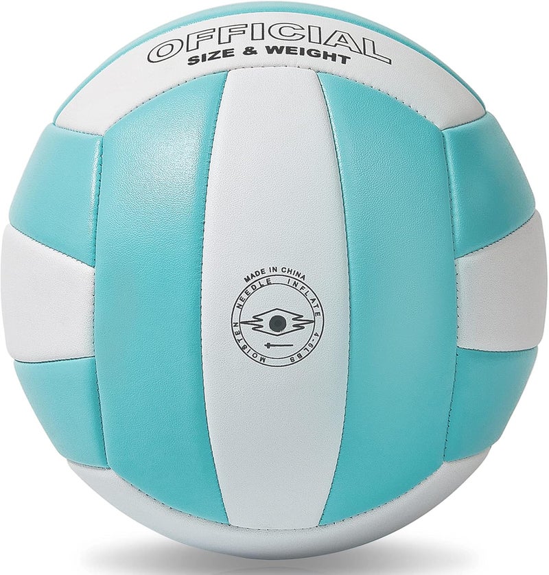 EVZOM Super Soft Volleyball Beach Volleyball Official Size 5 for Outdoor/Indoor/Pool/Gym/Training Premium Volleyballs Equipment Durability Stability Sports Ball - Image 2